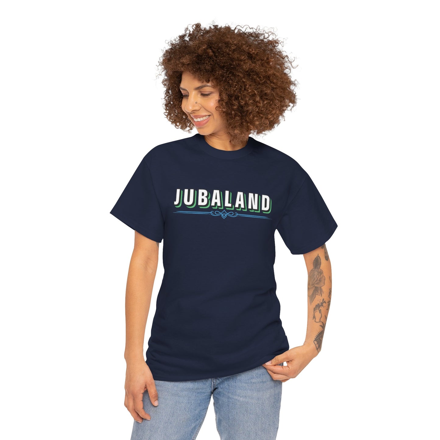 Jubaland Somali Unisex Heavy Cotton Tee Express Delivery available