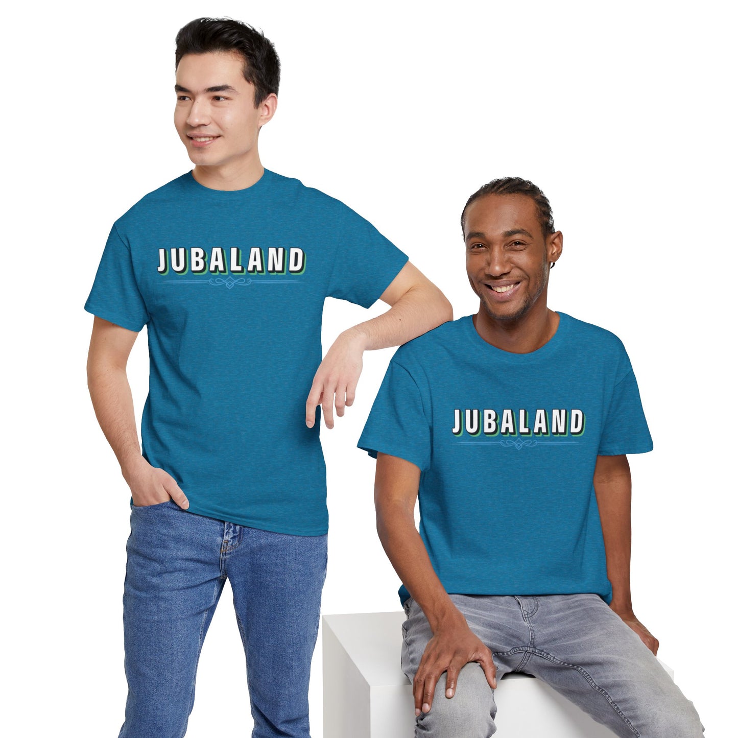 Jubaland Somali Unisex Heavy Cotton Tee Express Delivery available