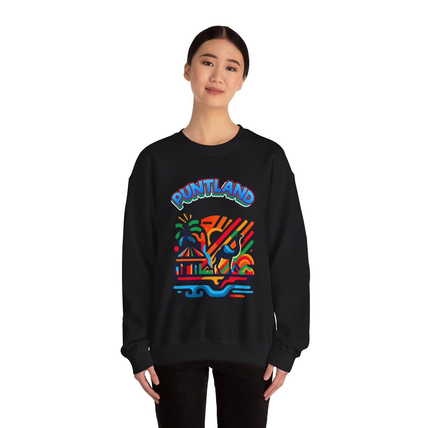 Puntland Somali Unisex Heavy Blend™ Crewneck Sweatshirt