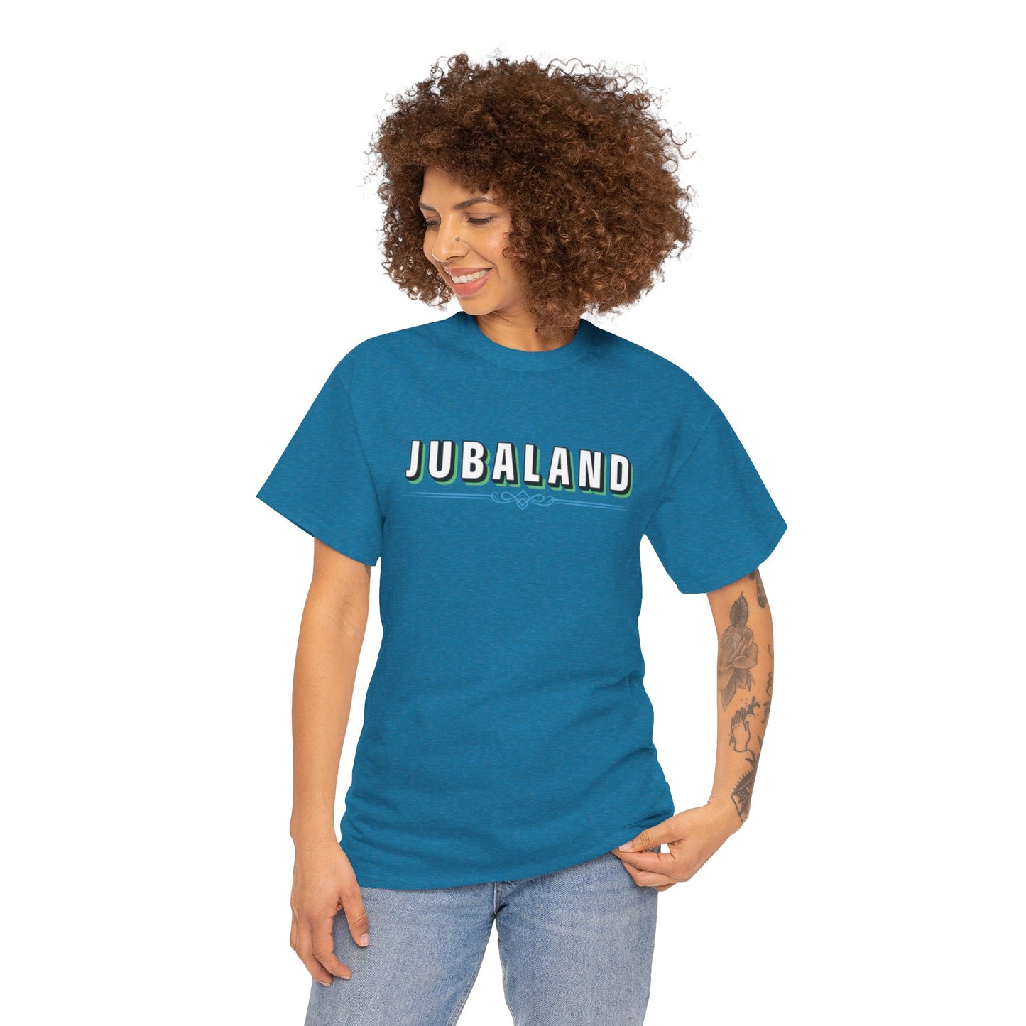 Jubaland Somali Unisex Heavy Cotton Tee Express Delivery available