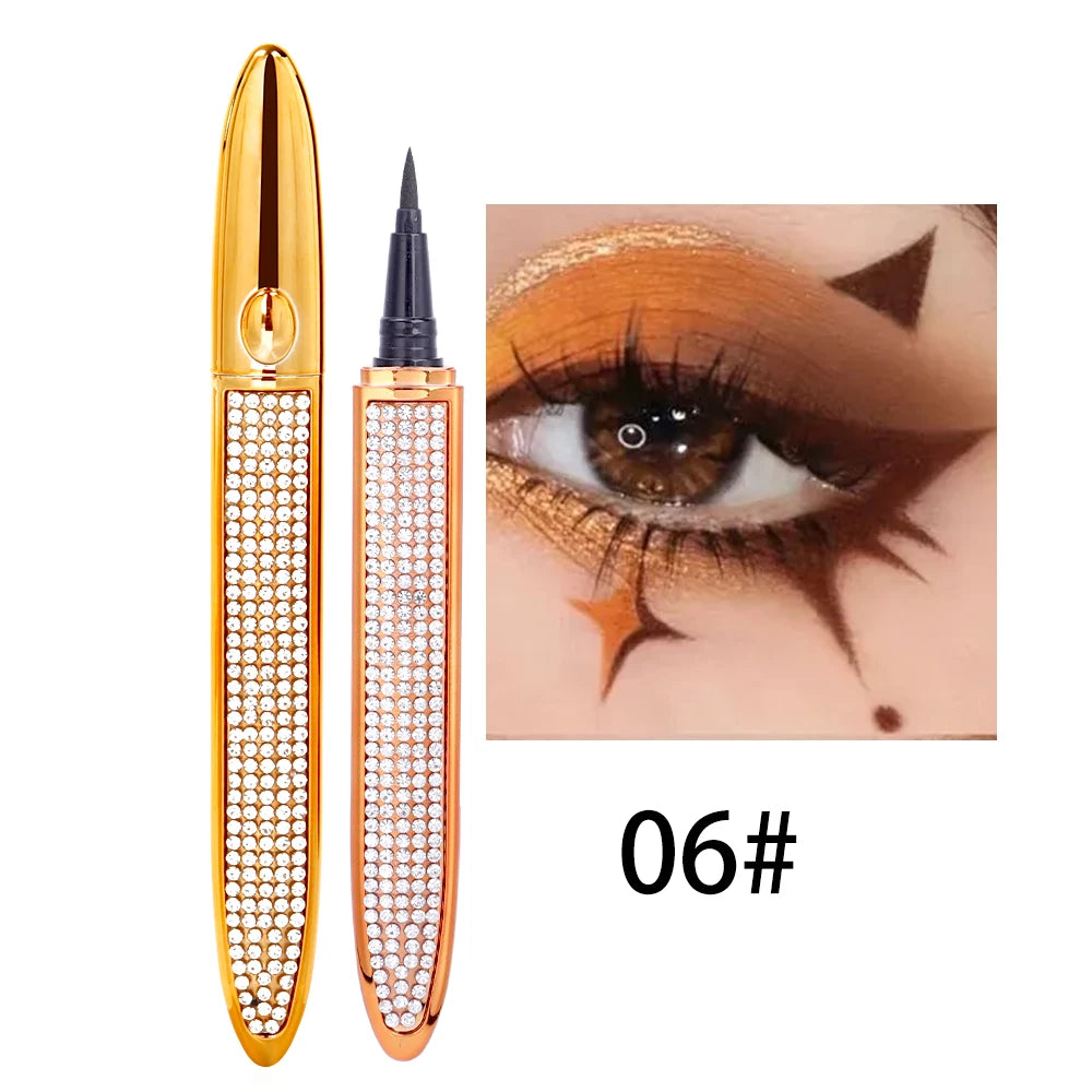 No Glue Non Magnetic Quick Drying Eyelashes Sticking Eye Liner Pen