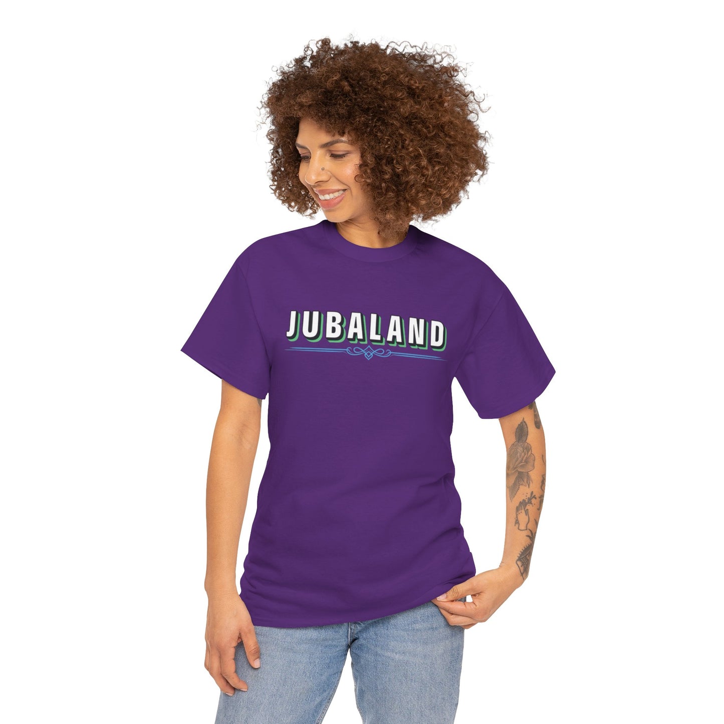 Jubaland Somali Unisex Heavy Cotton Tee Express Delivery available