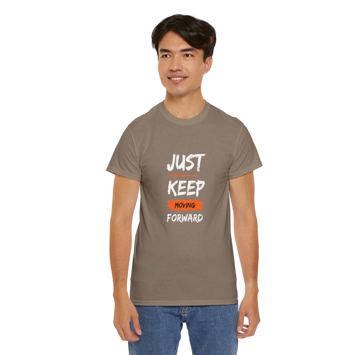 Just Keep Moving Forward Inspirational T-shirt