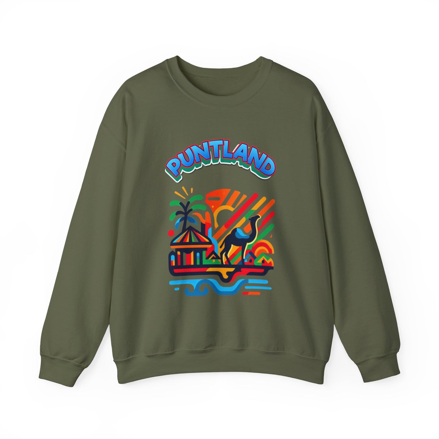 Puntland Somali Unisex Heavy Blend™ Crewneck Sweatshirt