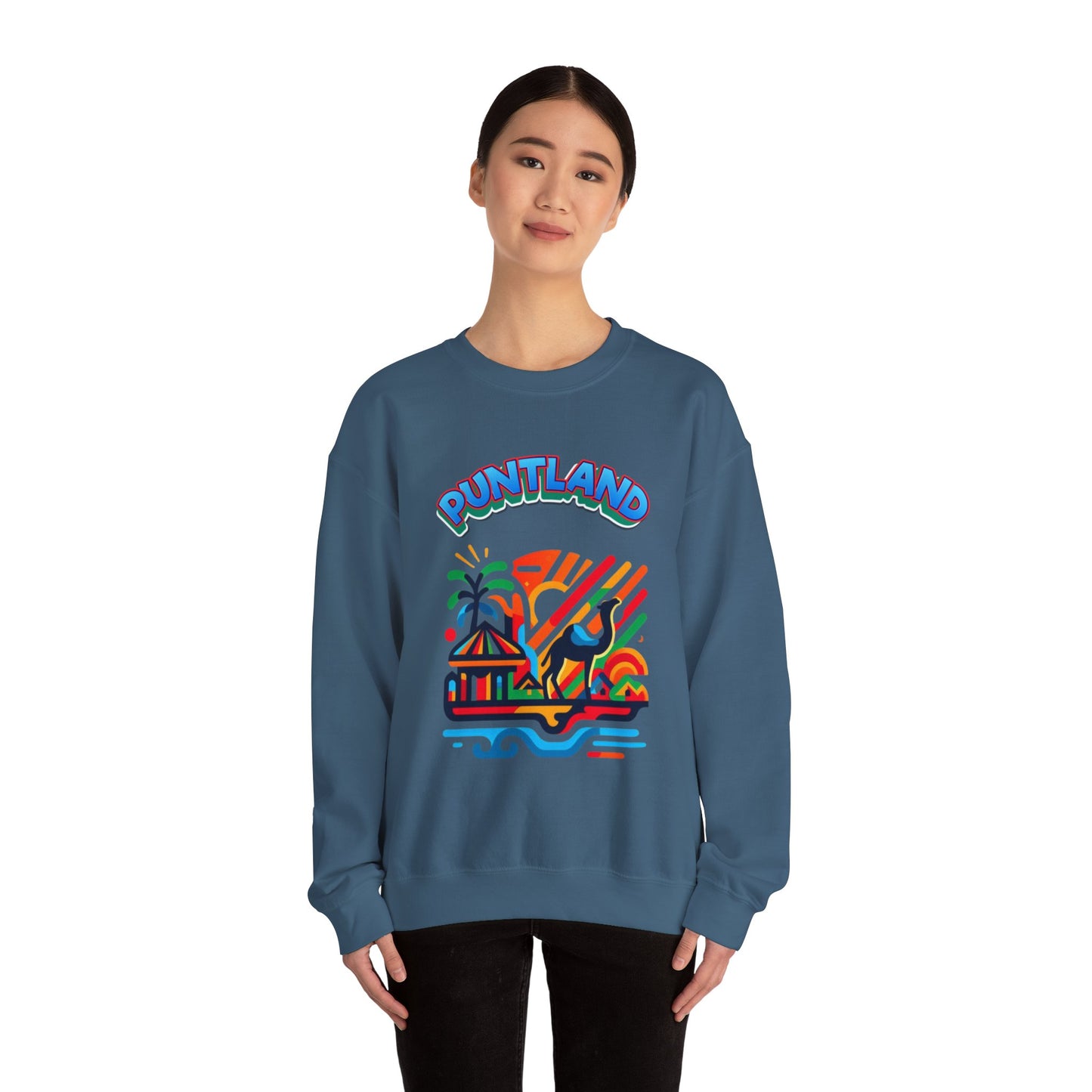 Puntland Somali Unisex Heavy Blend™ Crewneck Sweatshirt