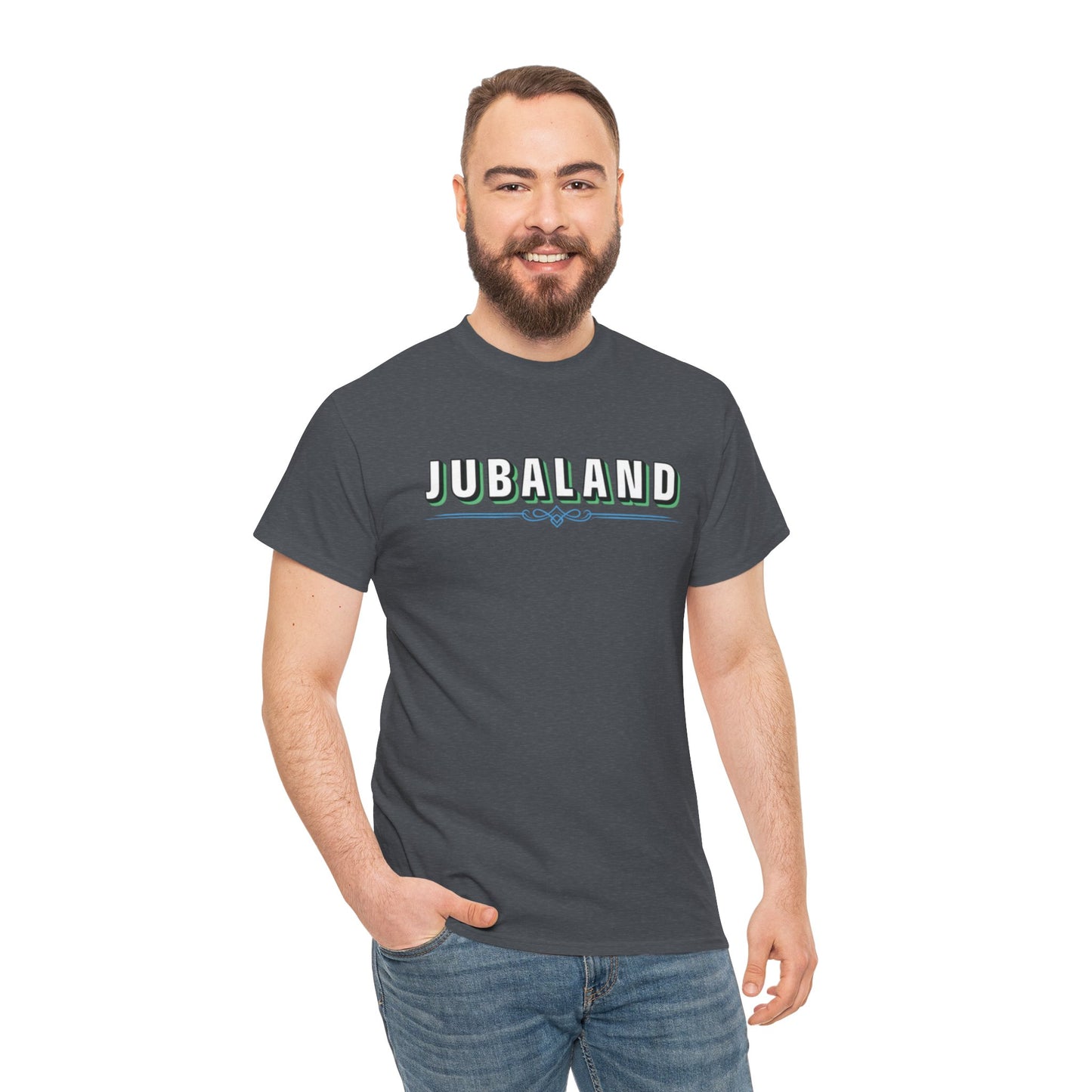 Jubaland Somali Unisex Heavy Cotton Tee Express Delivery available