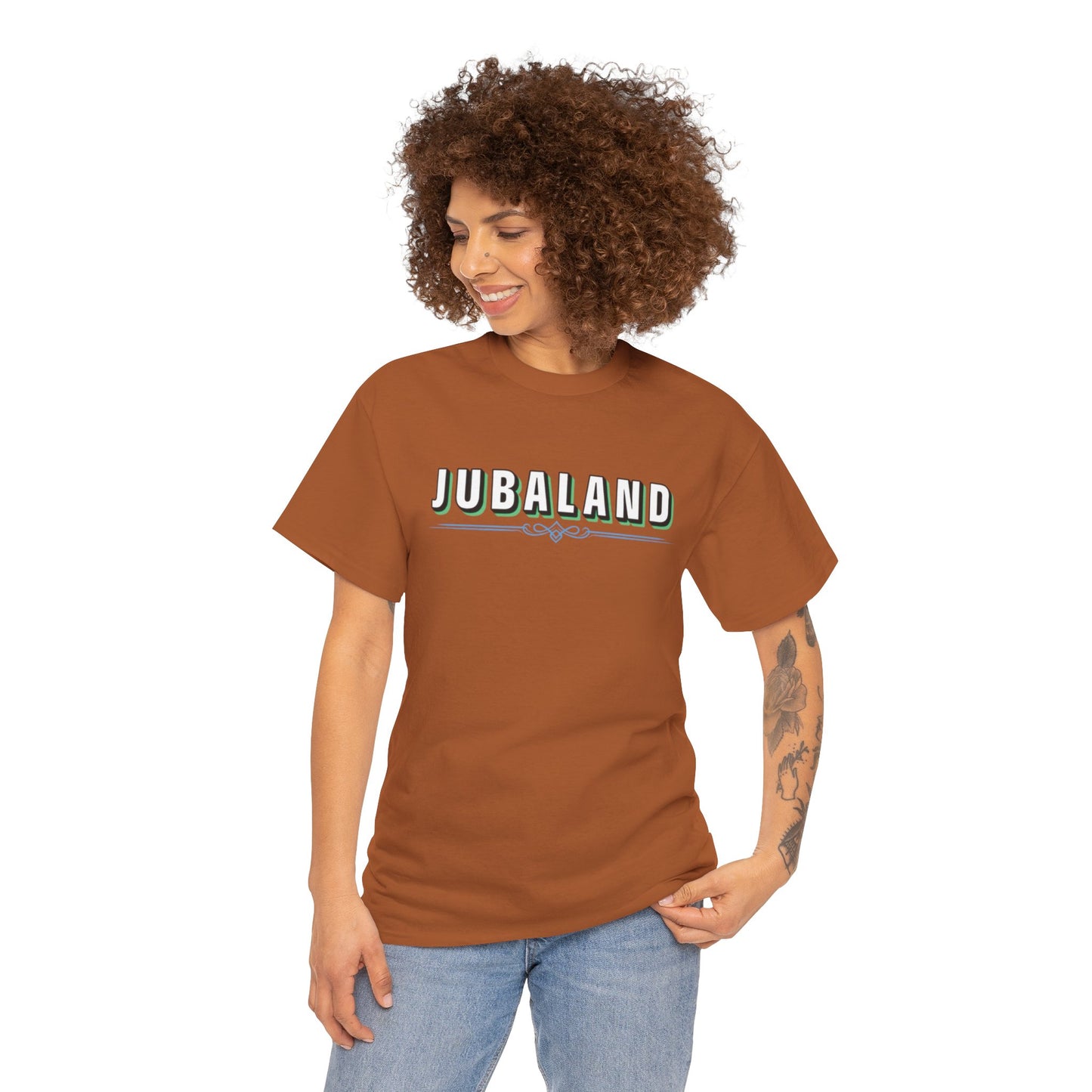 Jubaland Somali Unisex Heavy Cotton Tee Express Delivery available