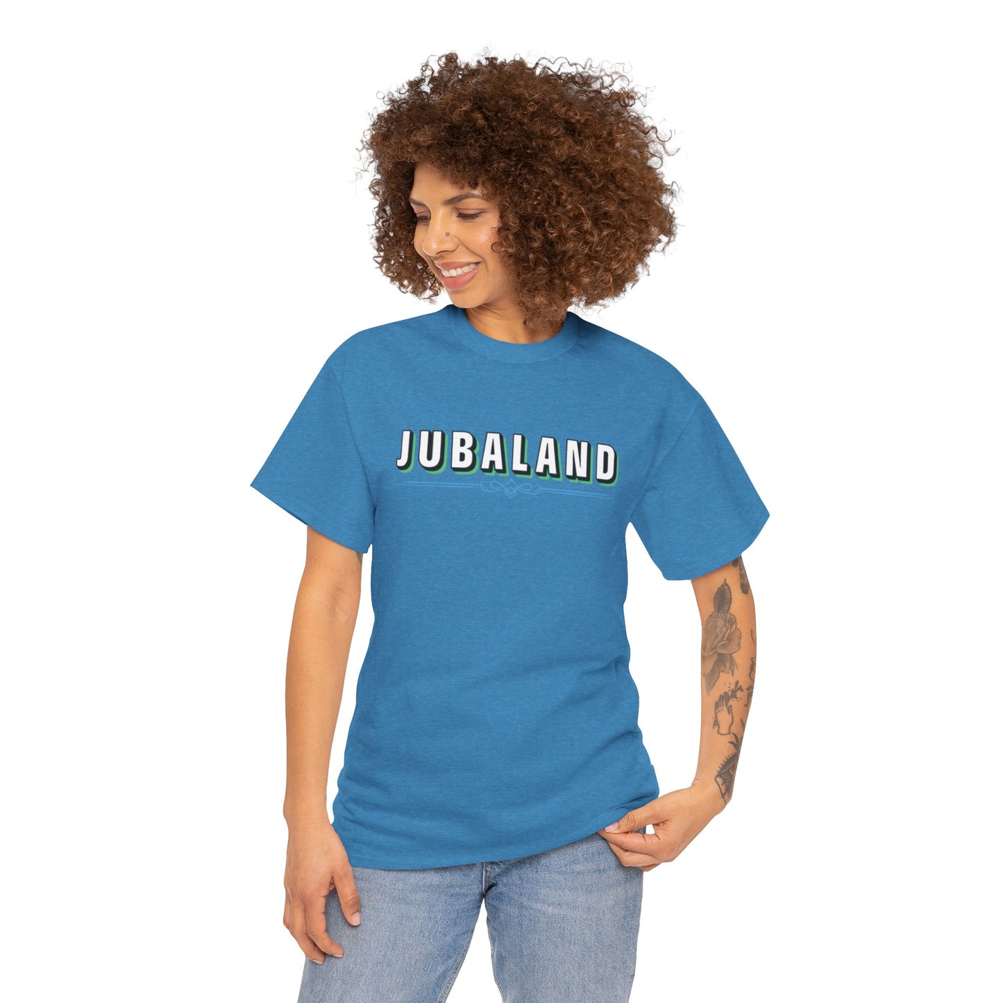 Jubaland Somali Unisex Heavy Cotton Tee Express Delivery available