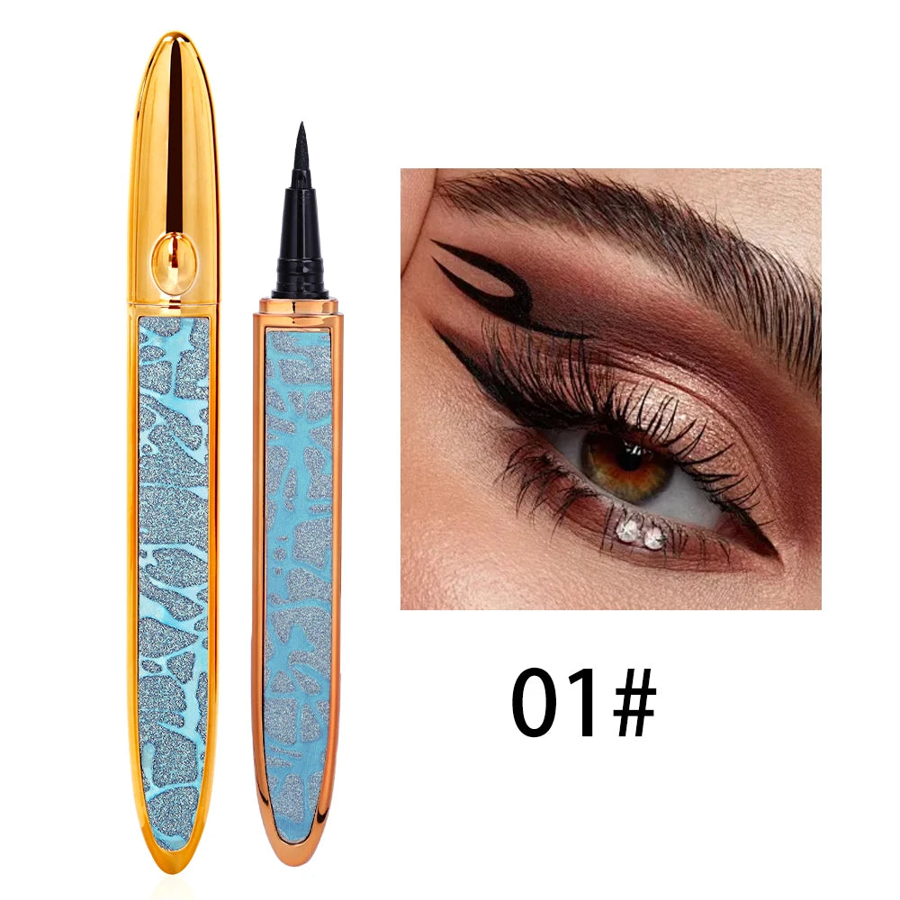 No Glue Non Magnetic Quick Drying Eyelashes Sticking Eye Liner Pen