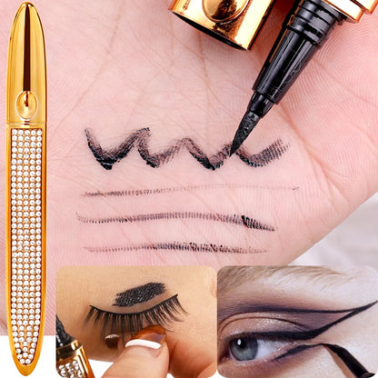 No Glue Non Magnetic Quick Drying Eyelashes Sticking Eye Liner Pen