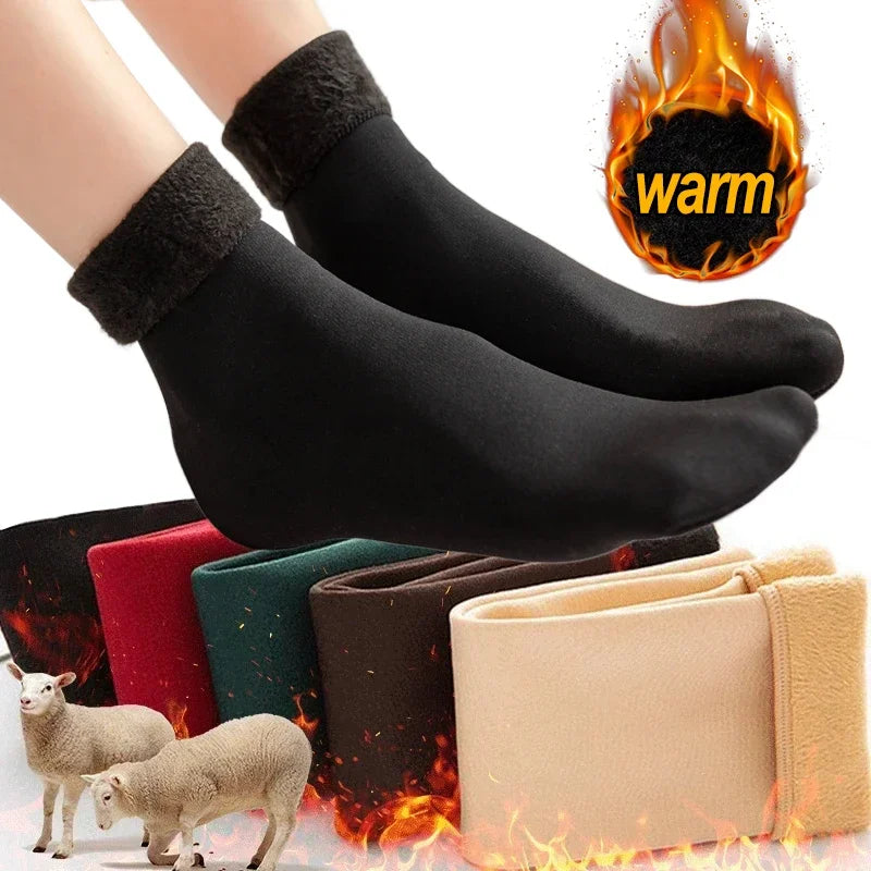 Winter Warm Women Socks Soft Thicken Thermal 