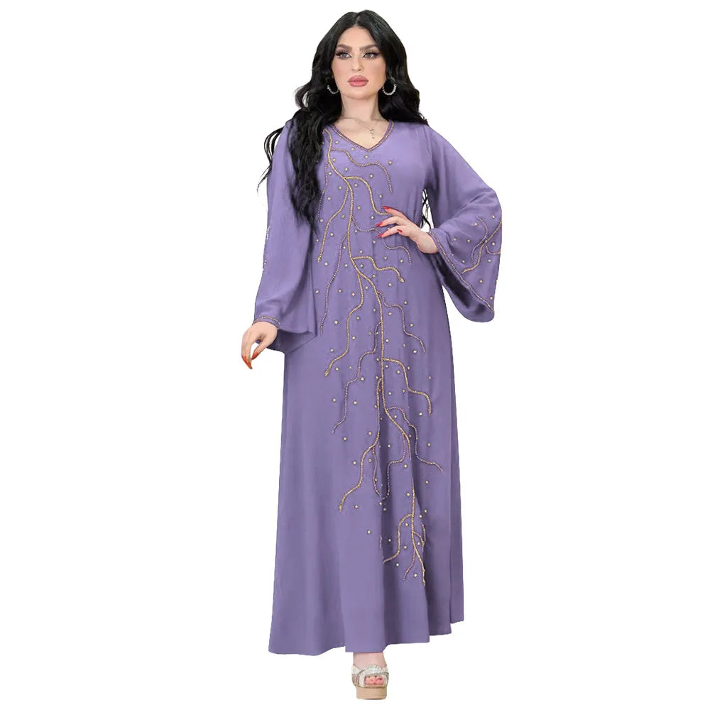 Dubai Abaya Turkey Islam Long Evening Dresses 