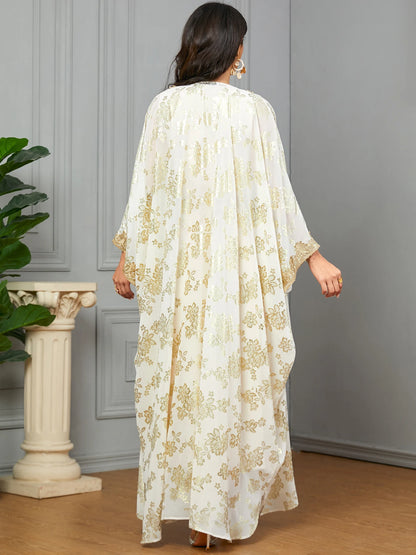 Abaya Set: 2-piece dress with inner, perfect for Ramadan and special occasions.