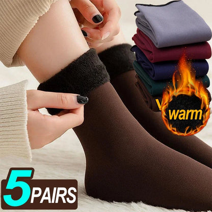 Winter Warm Women Socks Soft Thicken Thermal 